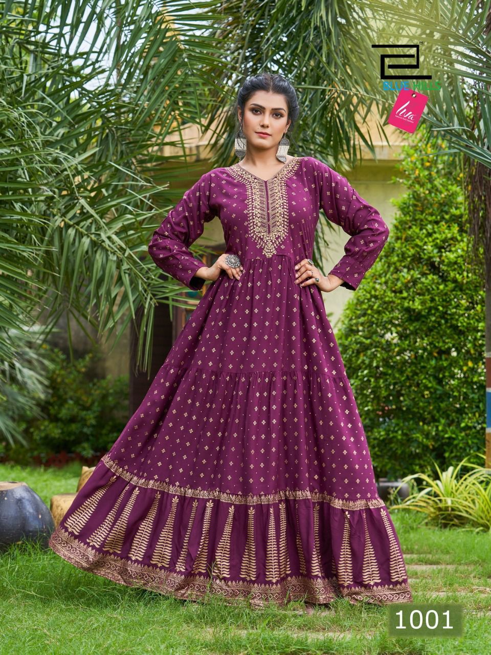 Blue Hills Aafat 1 Ethnic Wear Long Anarakali Gown Collection